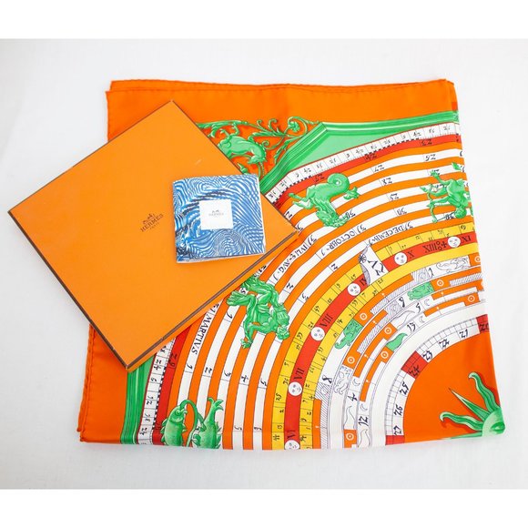 Hermes Astrology Calendar Silk Scarf - Picture 8 of 8